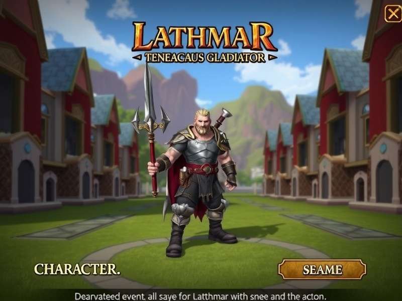 Lathmar Tenacious Gladiator Character Selection Screen
